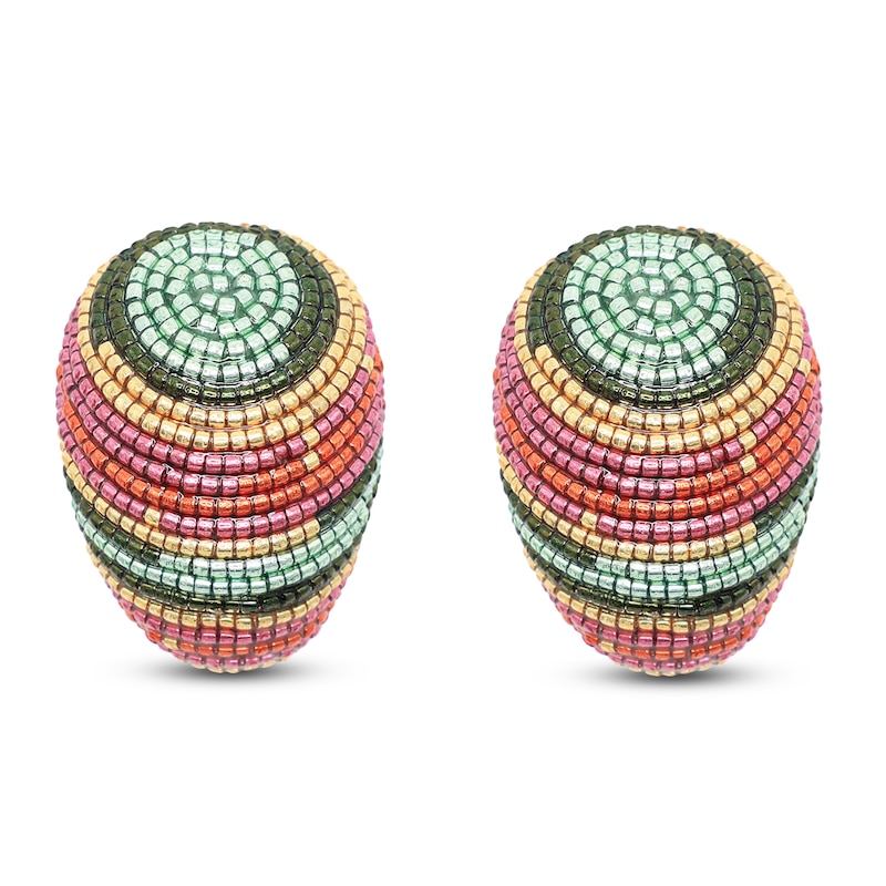 Main Image 1 of Susana Vega Mini Maurita Earrings with Multicolor Glass Beads