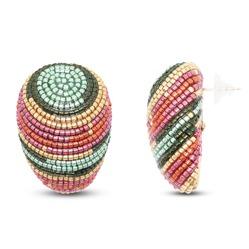 Main Image 3 of Susana Vega Mini Maurita Earrings with Multicolor Glass Beads