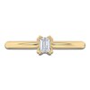 Thumbnail Image 3 of Emerald-Cut Diamond Solitaire Engagement Ring 1/4 ct tw 14K Yellow Gold (I2/I)