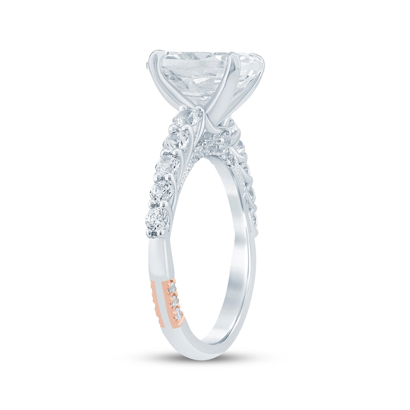 Main Image 2 of Pnina Tornai Oval-Cut Lab-Grown Diamond Engagement Ring 3-3/4 ct tw 14K White Gold