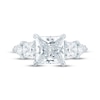 Thumbnail Image 4 of Pnina Tornai Princess-Cut & Pear-Shaped Lab-Grown Diamond Five-Stone Engagement Ring 3-7/8 ct tw 14K White Gold