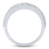 Thumbnail Image 2 of Men's Lab-Grown Diamond Four-Row Wedding Band 2 ct tw 10K White Gold