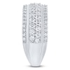 Thumbnail Image 3 of Men's Lab-Grown Diamond Four-Row Wedding Band 2 ct tw 10K White Gold