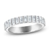 Thumbnail Image 1 of Vera Wang VOW Baguette-Cut Lab-Grown Diamond Wedding Band 3/4 ct tw 14K White Gold