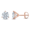 Thumbnail Image 1 of Round-Cut Lab-Grown Diamond Solitaire Stud Earrings 3 ct tw 18K Rose Gold (VS2/F)