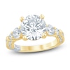 Thumbnail Image 1 of Pnina Tornai Round-Cut Lab-Grown Diamond Engagement Ring 4 ct tw 14K Yellow Gold