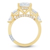 Thumbnail Image 4 of Pnina Tornai Princess-Cut & Pear-Shaped Lab-Grown Diamond Five-Stone Engagement Ring 3-7/8 ct tw 14K Yellow Gold
