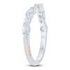 Thumbnail Image 2 of Pnina Tornai Oval-Cut & Pear-Shaped Lab-Grown Diamond Contour Anniversary Ring 1/2 ct tw 14K White Gold
