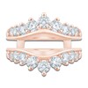 Thumbnail Image 3 of Lab-Grown Diamond Contour Enhancer Ring 2 ct tw 14K Rose Gold