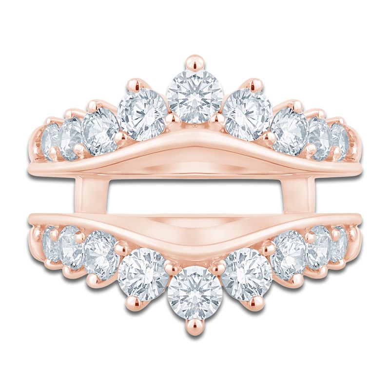 Main Image 3 of Lab-Grown Diamond Contour Enhancer Ring 2 ct tw 14K Rose Gold