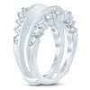 Thumbnail Image 2 of Lab-Grown Diamond Contour Enhancer Ring 2 ct tw 14K White Gold