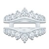 Thumbnail Image 3 of Lab-Grown Diamond Contour Enhancer Ring 2 ct tw 14K White Gold