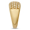 Thumbnail Image 2 of Italia D'Oro Diamond-Cut Domed Ring 14K Two-Tone Gold