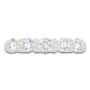 Thumbnail Image 3 of Certified Diamond Scalloped-Edge Anniversary Ring 1-1/2 ct tw 14K Yellow Gold