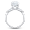 Thumbnail Image 2 of Radiant-Cut Lab-Grown Diamond Hidden Halo Engagement Ring 4-3/4 ct tw 14K White Gold