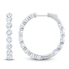 Thumbnail Image 1 of Jared Signature Lab-Grown Diamond Inside-Out Hoop Earrings 4 ct tw 14K White Gold