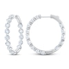 Thumbnail Image 3 of Jared Signature Lab-Grown Diamond Inside-Out Hoop Earrings 4 ct tw 14K White Gold