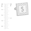 Thumbnail Image 2 of Initial Cuff Links Sterling Silver 21mm