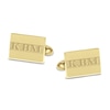 Thumbnail Image 0 of Initial Cuff Links Yellow Gold-Plated Sterling Silver 21mm