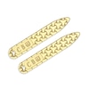 Thumbnail Image 1 of Woven Initial Collar Stay Yellow Gold-Plated Sterling Silver 9x56mm