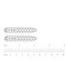 Thumbnail Image 2 of Woven Initial Collar Stay Sterling Silver 9x56mm