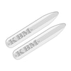 Thumbnail Image 1 of Textured Initial Collar Stay Sterling Silver 9x56mm