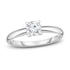 Thumbnail Image 1 of Diamond Solitaire Engagement Ring 1/5 ct tw Round 14K White Gold (I2/I)