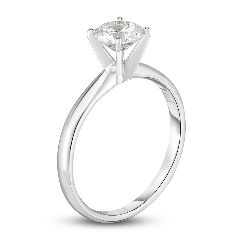 Main Image 2 of Diamond Solitaire Engagement Ring 1/5 ct tw Round 14K White Gold (I2/I)