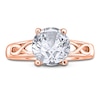 Thumbnail Image 3 of Diamond Solitaire Infinity Engagement Ring 2 ct tw Round 14K Rose Gold (I2/I)