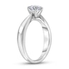 Thumbnail Image 2 of Diamond Solitaire Concave Engagement Ring 1/2 ct tw Round 14K White Gold (I2/I)