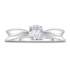 Thumbnail Image 3 of Diamond Solitaire Concave Engagement Ring 1/2 ct tw Round 14K White Gold (I2/I)