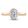 Thumbnail Image 3 of Diamond Solitaire Engagement Ring 1 ct tw Bezel-Set Oval 14K Yellow Gold (I2/I)