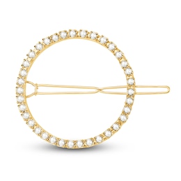 Kenneth Jay Lane Simulated Pearl Hair Pin 18K Yellow Gold-Plated Brass