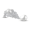 Thumbnail Image 1 of Kenneth Jay Lane Simulated Pearl Brooch CZ/Rhodium-Plated Brass
