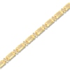 Thumbnail Image 2 of Men's Diamond Bracelet 1 ct tw Round 14K Yellow Gold 8.5"