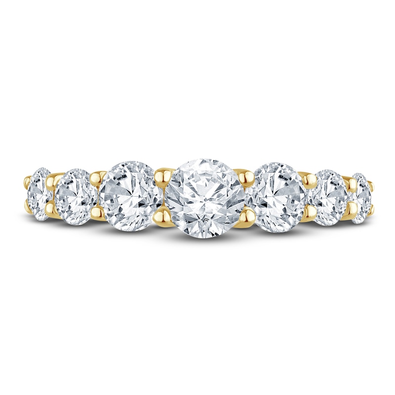Main Image 3 of Pnina Tornai Lab-Created Diamond Anniversary Band 1-1/2 ct tw Round 14K Yellow Gold