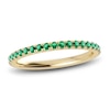 Thumbnail Image 0 of Juliette Maison Natural Emerald Eternity Ring 10K Yellow Gold