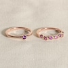 Thumbnail Image 4 of Juliette Maison Natural Amethyst & Natural Citrine Ring 10K Rose Gold