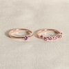 Thumbnail Image 4 of Juliette Maison Natural Peridot & Natural Rhodolite Garnet Ring 10K Yellow Gold