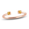 Thumbnail Image 0 of Juliette Maison Natural Citrine Cuff Ring 10K Rose Gold