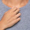 Thumbnail Image 5 of Juliette Maison Natural Citrine Cuff Ring 10K Rose Gold
