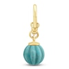 Thumbnail Image 0 of Charm'd by Lulu Frost 10K Yellow Gold 9MM Turquoise Birthstone Charm