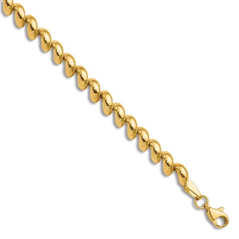 Main Image 1 of San Marco Chain Bracelet 14K Yellow Gold 7.5"