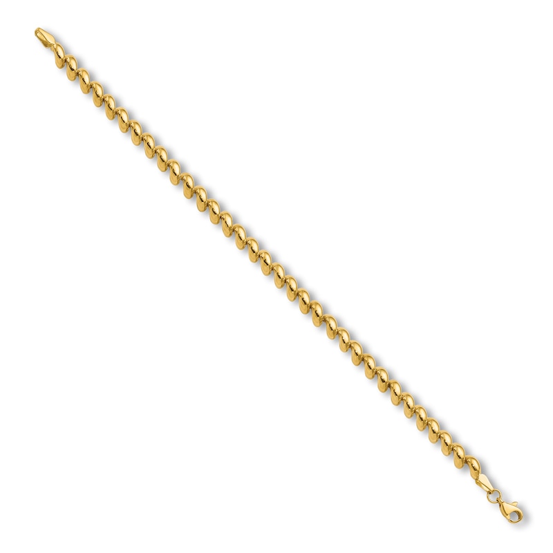 Main Image 2 of San Marco Chain Bracelet 14K Yellow Gold 7.5"