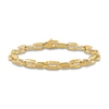 Thumbnail Image 1 of 1933 by Esquire Men's Solid Cable Link Chain Bracelet 14K Yellow Gold-Plated Sterling Silver 8.5" 5.75mm