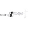 Thumbnail Image 3 of Y-Knot Men's Black Diamond Bracelet 1/3 ct tw Round Sterling Silver