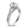 Thumbnail Image 1 of Vera Wang WISH Diamond Engagement Ring 2-1/4 ct tw Oval/Round 18K White Gold