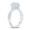 Thumbnail Image 1 of Pnina Tornai Diamond Engagement Ring 1-1/2 ct tw Emerald/Round Platinum