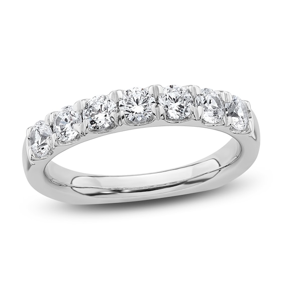 Diamond Anniversary Band 1 ct tw Round 18K White Gold