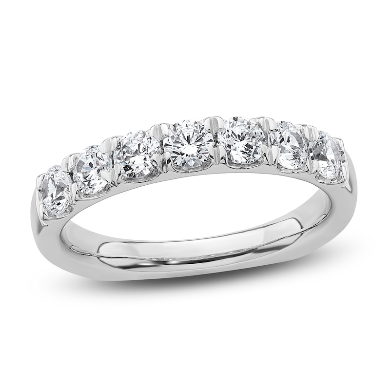 Main Image 1 of Diamond Anniversary Band 1 ct tw Round 18K White Gold
